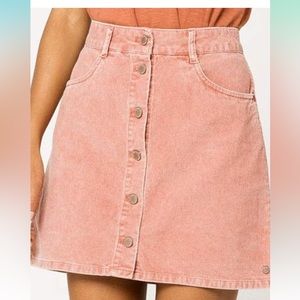 Roxy corduroy skirt-Small-Rose